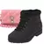 Kit Bota Infantil Menina Acolchoada Com Bolsinha - loja online