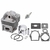 Kit Cilindro Juntas Vela Roçadeira Mitsubishi Tu43