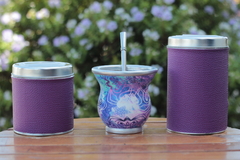 Set matero 3 piezas con mate mandala