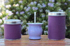 Set matero 3 piezas color violeta