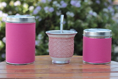 Set matero 3 piezas rosado
