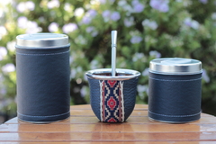 Set matero 3 piezas mate azul y rojo