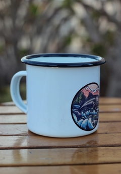 Mate enlozado diseño pesca - comprar en línea