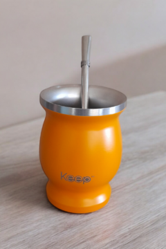 Mate aluminio amarillo