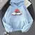 Graphic Impresso Hoodies, Streetwear Manga Longa, Moleton - techteestore