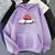Graphic Impresso Hoodies, Streetwear Manga Longa, Moleton