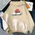 Imagem do Graphic Impresso Hoodies, Streetwear Manga Longa, Moleton