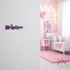 Cartel Love decorativo para pared