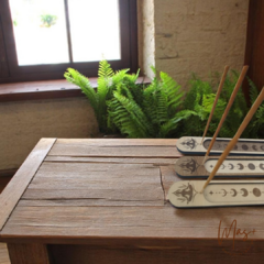 PORTA SAHUMERIOS RÚSTICO DE MADERA en internet