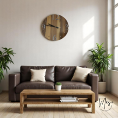 Imagen de Reloj de Pared Calado, terminacion Guayabira