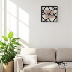 Reloj de Pared Geométrico - tienda online