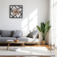 Reloj de Pared Geométrico