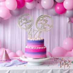 Topper Personalizado para cumpleaños