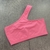 Top Fitness Assimétrico Rosa Neon em Poliamida MTX MODA - Alta Elasticidade e Conforto - loja online