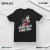 PLAYERA NEGRA DE ALGODON STAY CALM STAR HIGH DOKII.MX