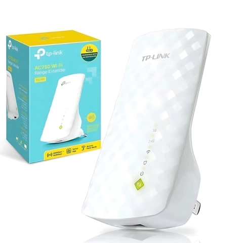 Extensor de Rango Wi-Fi TP-Link RE200 AC750 – Cobertura ampliada con doble banda y tecnología Mesh
