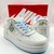 Air Force 1 Sombra - Branco/Azul bb - Premium