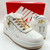 Air Force 1 Sombra - Branco/Bege - Premium na internet