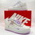 Air Force 1 Sombra - Branco/Roxo - Premium