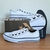 O Converse All Star Couro Palmilha em Gel x Branco - Premium - comprar online