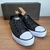 O Converse All Star Couro Palmilha em Gel x Preto - Premium - BOMBANDO