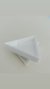 Triangulito plastico blanco
