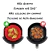 Kit 6 Capas Protetoras de AirFryer de Silicone Redonda Air Fryer e Forno Fritade - comprar online