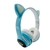 Fone Basike Headphone Infantil Bluetooth Com LED Gatinho - comprar online