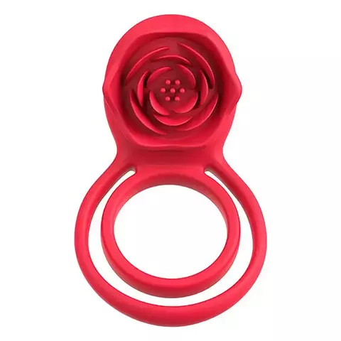 ANEL PENIANO DUPLO COM ROSA ESTIMULADORA