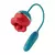 VIBRADOR DE CLÍTORIS FORMATO DE BOCA COM BULLET VAI E VEM - Love Moments