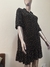 Vestido Cortelle PP Poá bolinhas caramelo no preto - comprar online