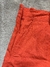 Short SHEIN laranja ziper lateral Algodão