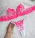 Conjunto Diva Branco e Pink Neon