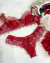 Conjunto Luxo sem Bojo Vermelho