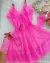 Camisola Luxo sem Bojo Poá Rosa Neon