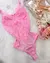 Body em Tule Rosa Hera