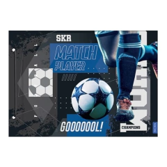 CARPETA SKORA N°5 DIBUJO FUTBOL - La Pluma Dorada