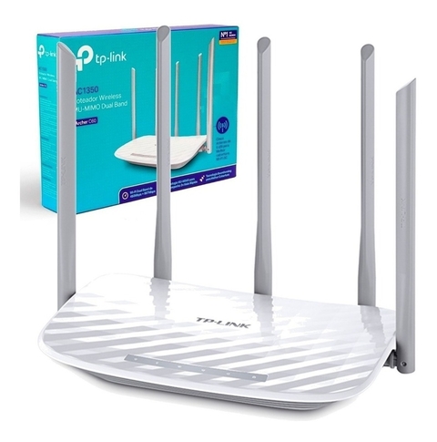 Router Wifi Tp-link Archer C60 Ac1350 Dual Band 5 Antenas