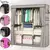 Guarda Roupa Portátil Dobrável Organizador De Armário de Roupa Multifuncional Guarda Roupa Grande Multiuso - Utilidades Casa e Lar