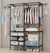 Guarda Roupa Portatil Arara Multifuncional Desmontavel Arara De Roupa Cabideiro Chão Sapateira Rack Organizador - Neverdie Store - Utilidades Casa e Lar