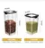 Frascos de plástico selados para cozinha, organizador de armazenamento de grãos, tanque grande, caixa à prova de umidade, frascos de tempero doméstico - comprar online