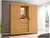 Guarda-roupa Casal com Espelho 2 Portas de Correr 4 Gavetas Araplac Sintra CAP24024