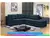 Sofá de Canto 6 Lugares com Puff Veluplus Vegas Flexforma Estofados - comprar online
