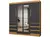Guarda-roupa Casal com Espelho 4 Portas 6 Gavetas Araplac Sofia - comprar online