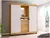 Guarda-roupa Casal com Espelho 2 Portas de Correr 4 Gavetas Araplac Sintra CAP24024 - Utilidades Casa e Lar