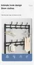 Cabide de roupas multi-camada sapato rack porta diy chapéu e sapatos prateleira simples piso-pé sala de estar organizador cremalheiras de armazenamento
