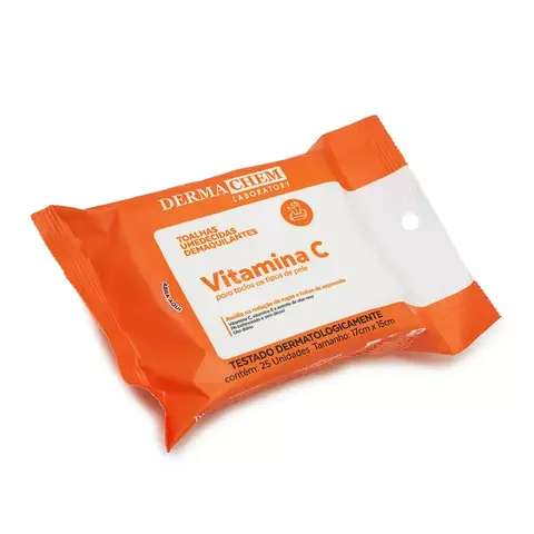 Derma Chem - Lenço Umedecido - Vitamina C - comprar online