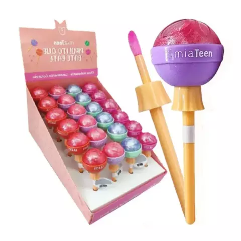 Mia make - gloss pirulito - lilás