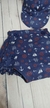 "Conjunto Super Fofo: Boné e Tapa Fralda Náutico azul – Conforto e Estilo para o Bebê!" - comprar online