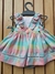 "O Queridinho das Mamães: Vestido Mini Princesa Xadrez colorido – Conforto e Estilo para Sua Pequena!" - comprar online